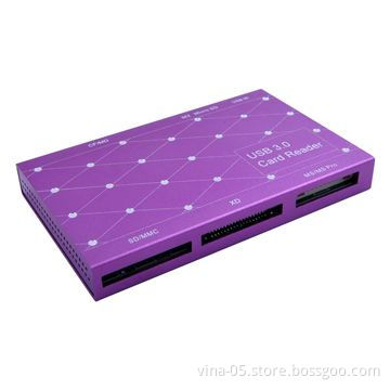 High-speed USB 3.0 Card Reader, Aluminum Case